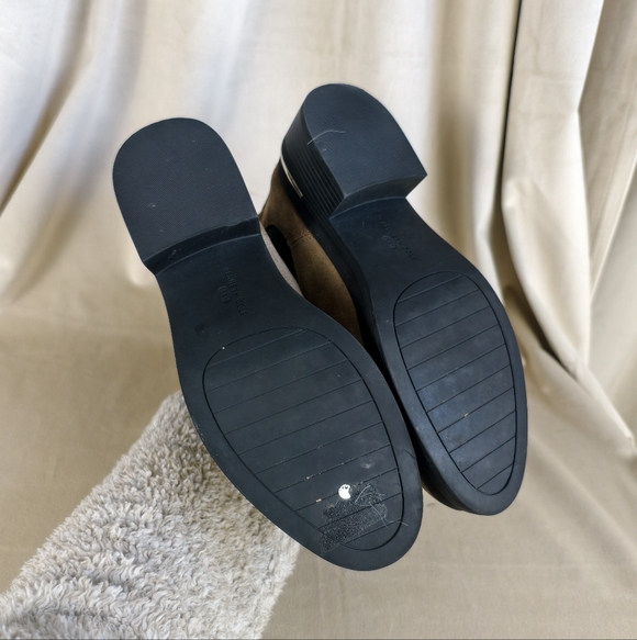 Kenneth Cole Tan Taupe Suede Ankle Boots - Picture 6 of 8